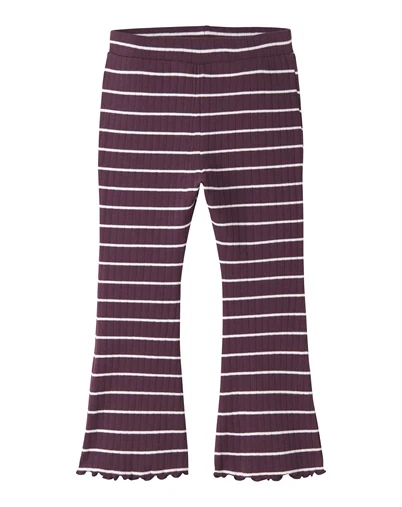 Name It - NMFOlena Slim Bootcut Leggings - Mauve Wine